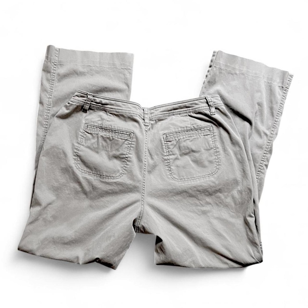 Chico's Women's 12 Size 2.5 Regular Gray Casual Slit Pocket Cotton Spandex Pants